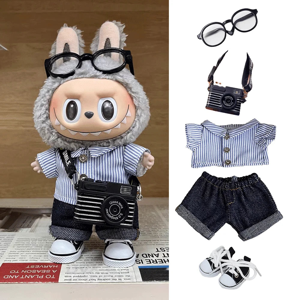 Blitzdoll striped shirt set