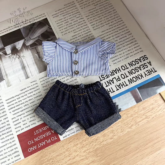 Blitzdoll striped shirt set